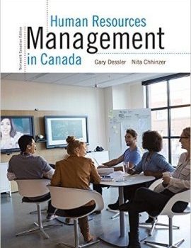 Human Resources Management in Canada 13th Canadian Edition By Gary Test Bank