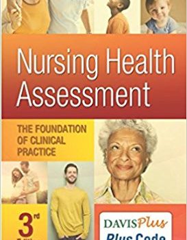 Test Bank For NURSING HEALTH ASSESSMENT 3rd Edition By Dillon