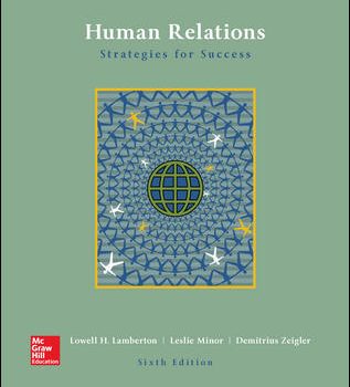 Test Bank Human Relations 6th Edition By Lowell