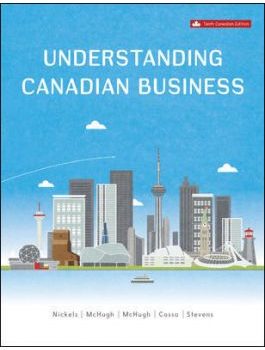 Understanding Canadian Business 10Th Canadian Edition By William G Nickels - Test Bank